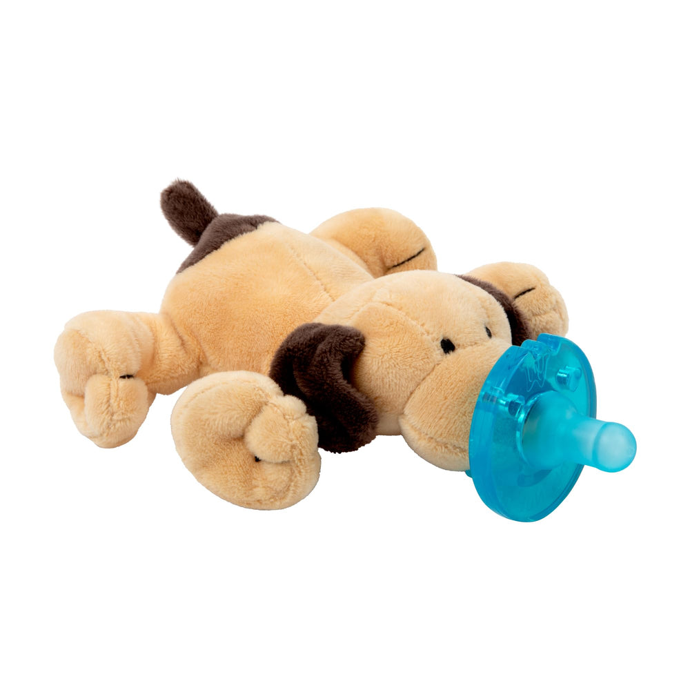 WubbaNub 100% silicone pacifier offers latex-free, safe comfort for babies.