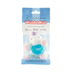 WubbaNub Baby Unicorn pacifier front view for soothing infants