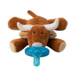 WubbaNub Longhorn Bull plush design aids easy grasp and self-soothing.
