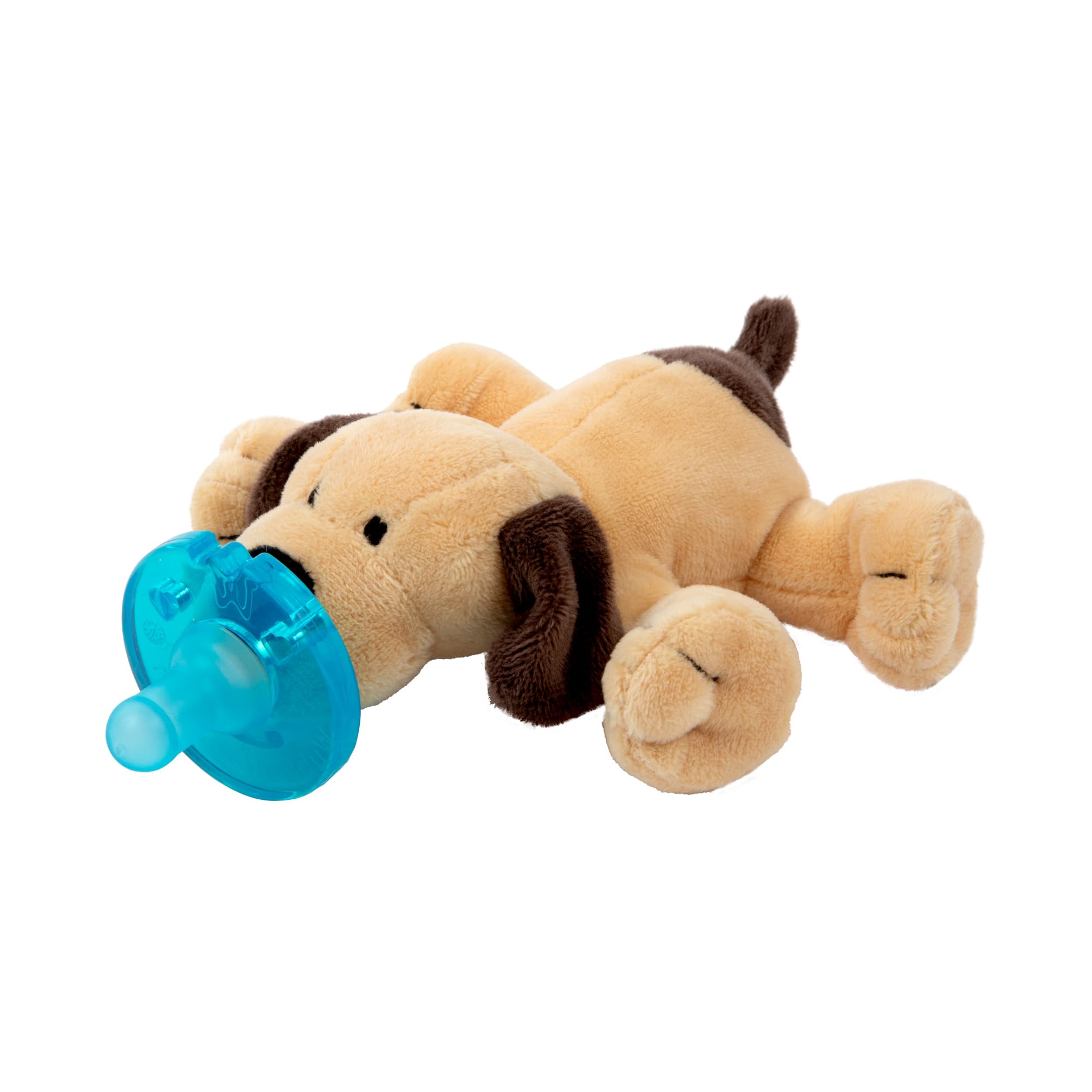 WubbaNub one-piece construction pacifier supports safe, simple handling.
