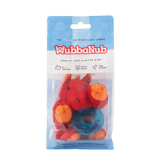 WubbaNub Red Dragon pacifier close-up of silicone material for clean, latex-free use