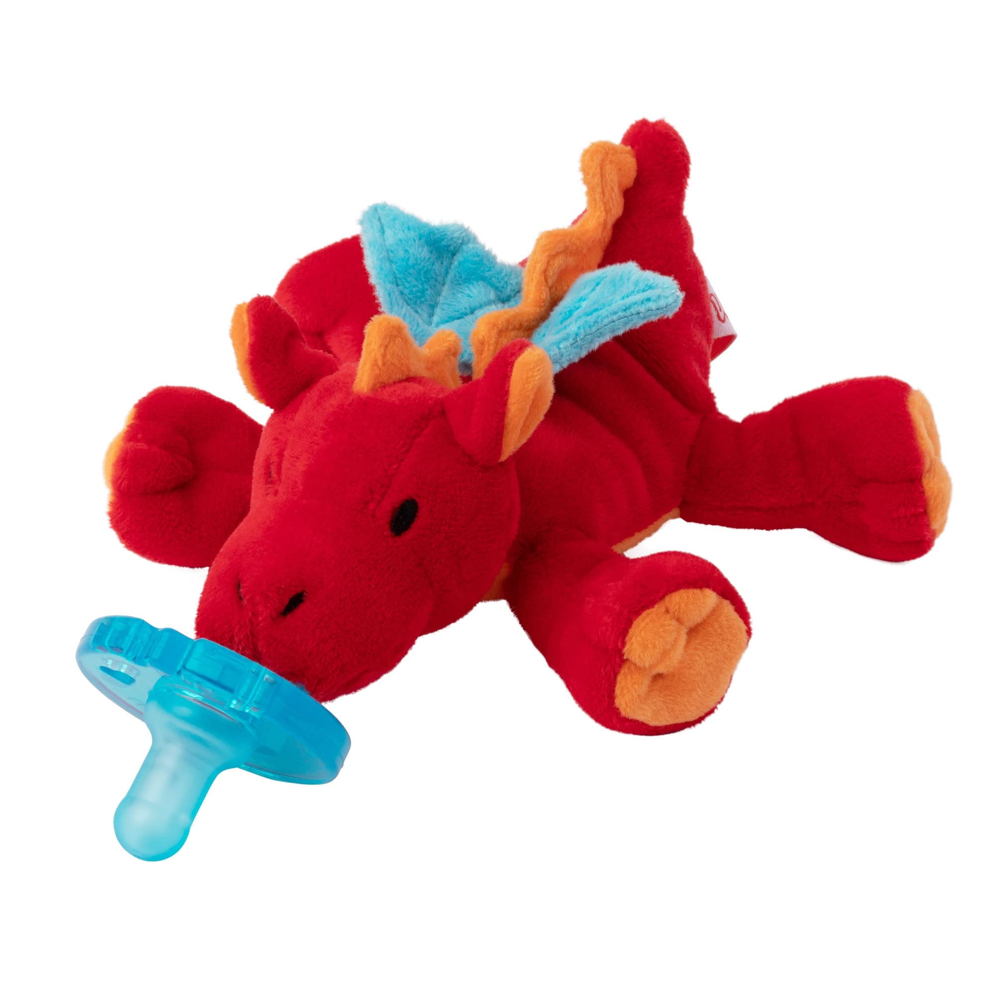 WubbaNub Red Dragon plush attachment close-up for comforting companionship