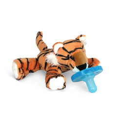 WubbaNub Tiger pacifier plush toy shows original combo for soothing comfort.