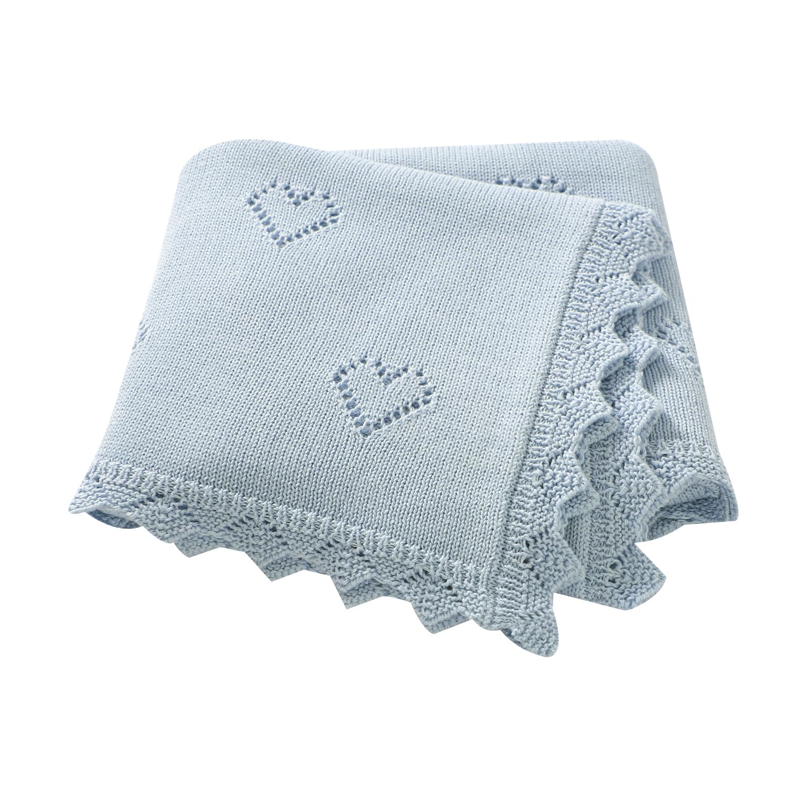 Wugugu baby blanket crochet soft knit texture for newborn comfort.