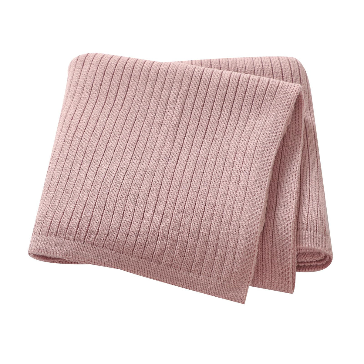 Wugugu baby stroller swaddle blanket close-up shows breathable cotton knit.