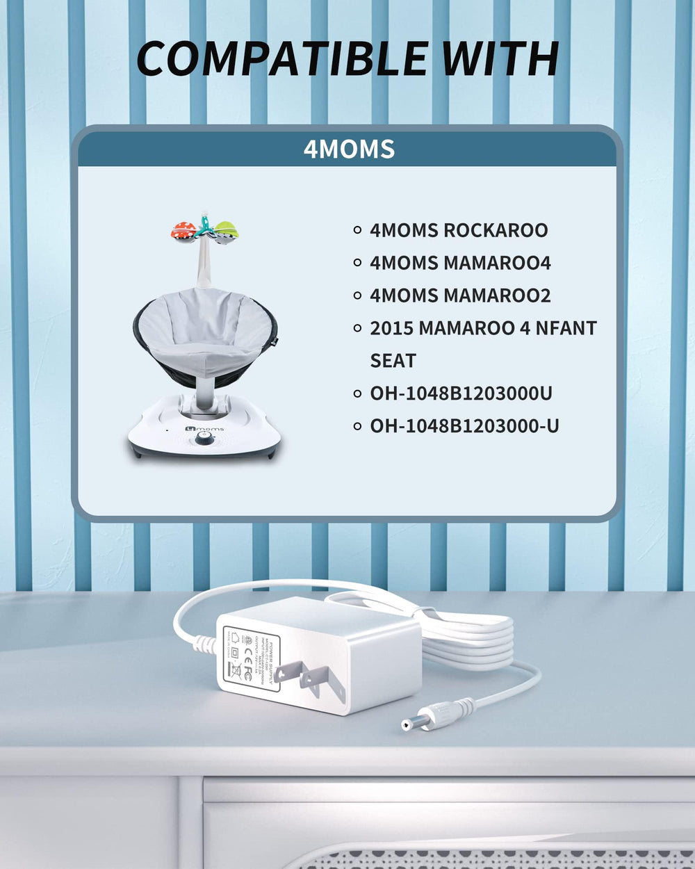 WUKUR mamaroo compatibility graphic displays supported models