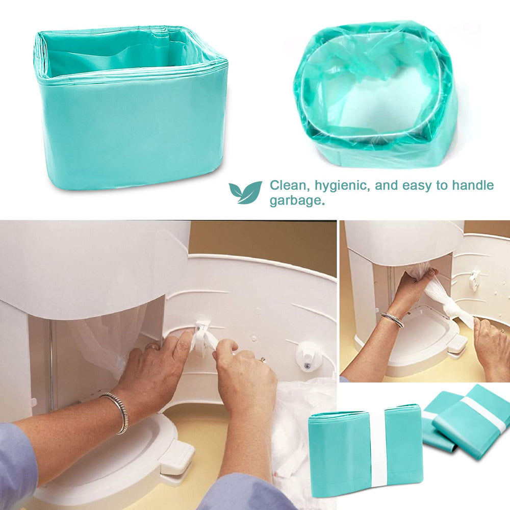 WWECATION holds-24-diapers-per-liner shows practical liner capacity
