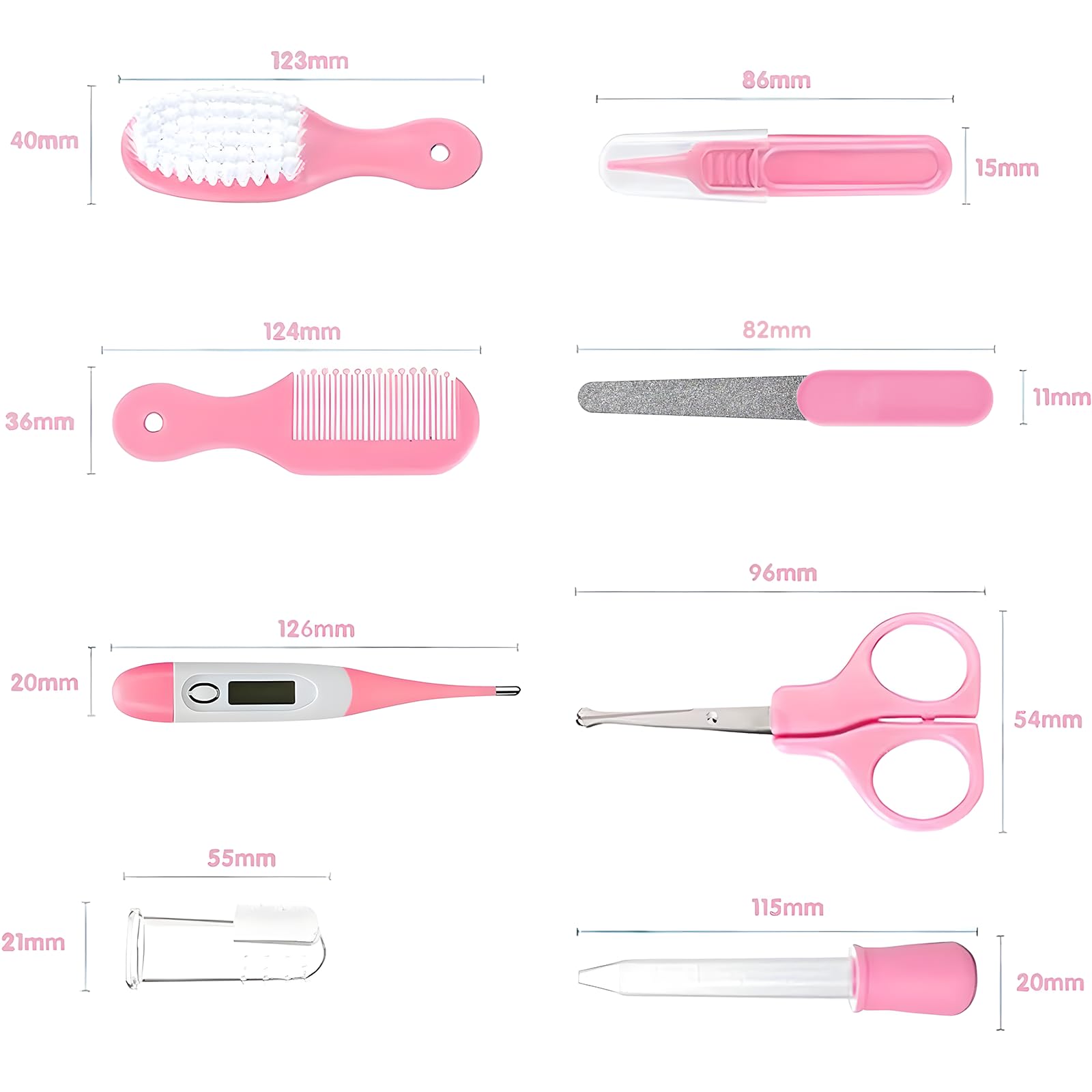 WXA baby comb for gentle styling and scalp comfort