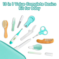 WXA grooming kit case open showing brushes and combs for gentle scalp care.