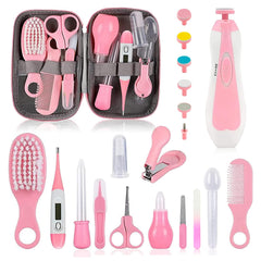 WXA Baby Grooming Kit pink packaging shows a complete newborn care set