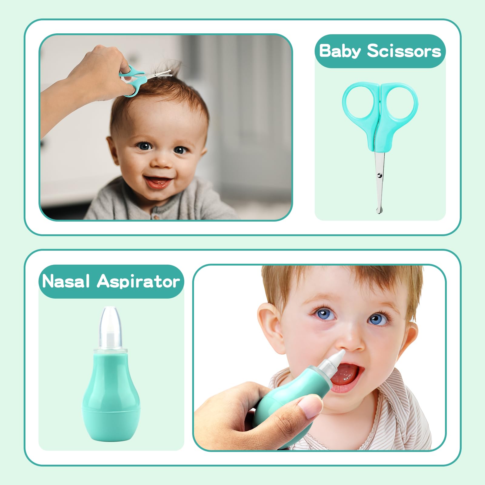 WXA nail clipper with rounded blade for safe newborn trimming.