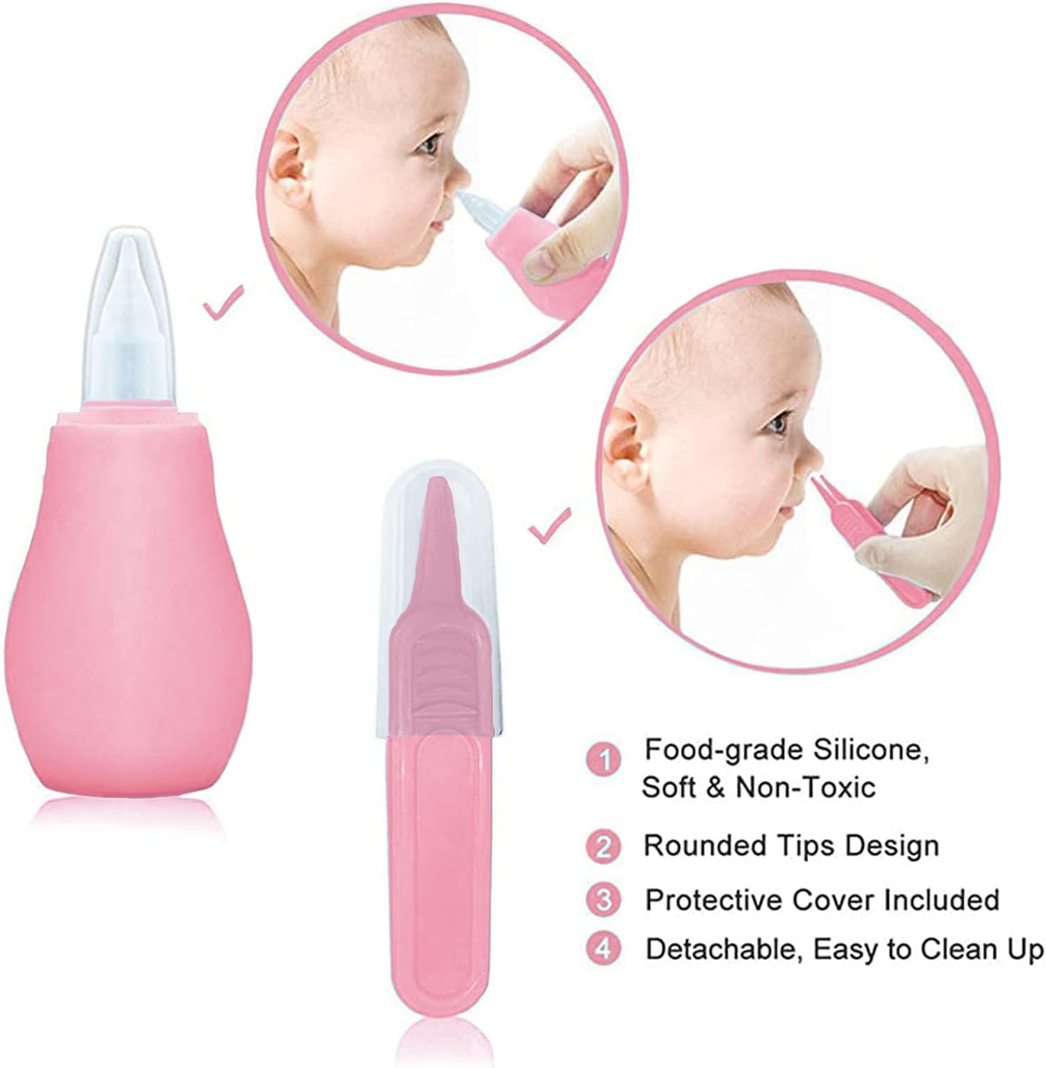 WXA newborn hair brush with soft bristles promoting gentle massage