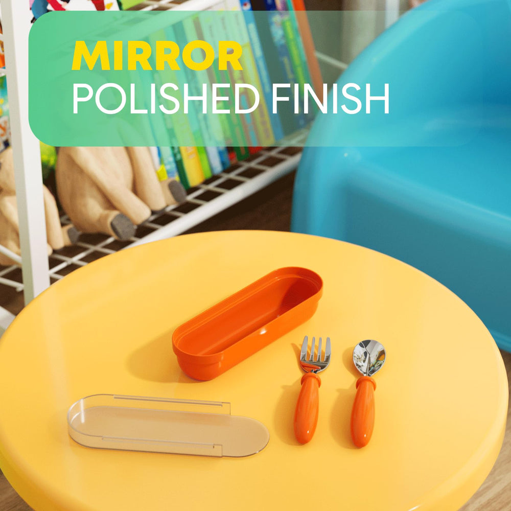 WXCWYQR toddler utensils in case portable storage for school and travel