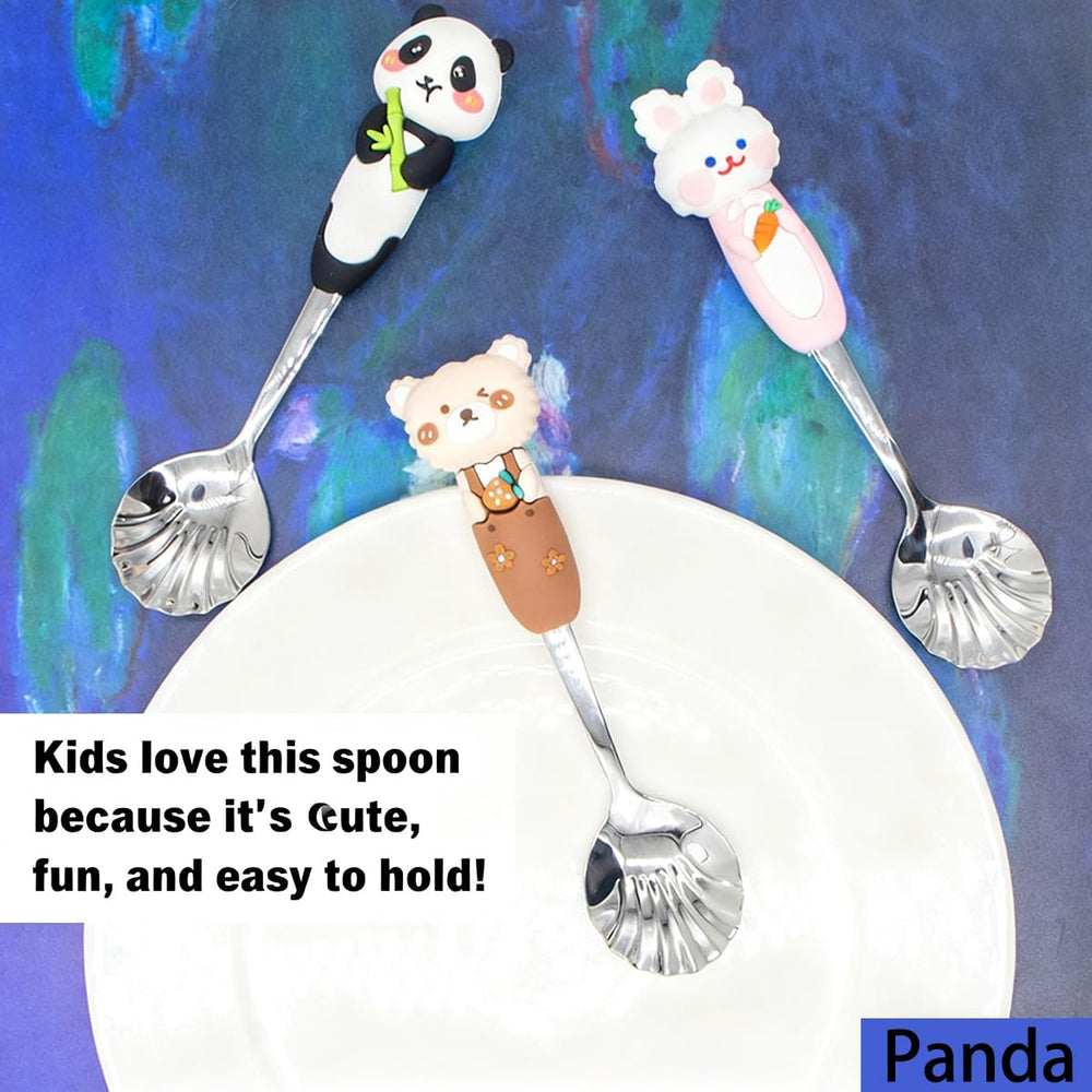 WXMI-AN shell spoon 3-pack on display for versatile everyday use.