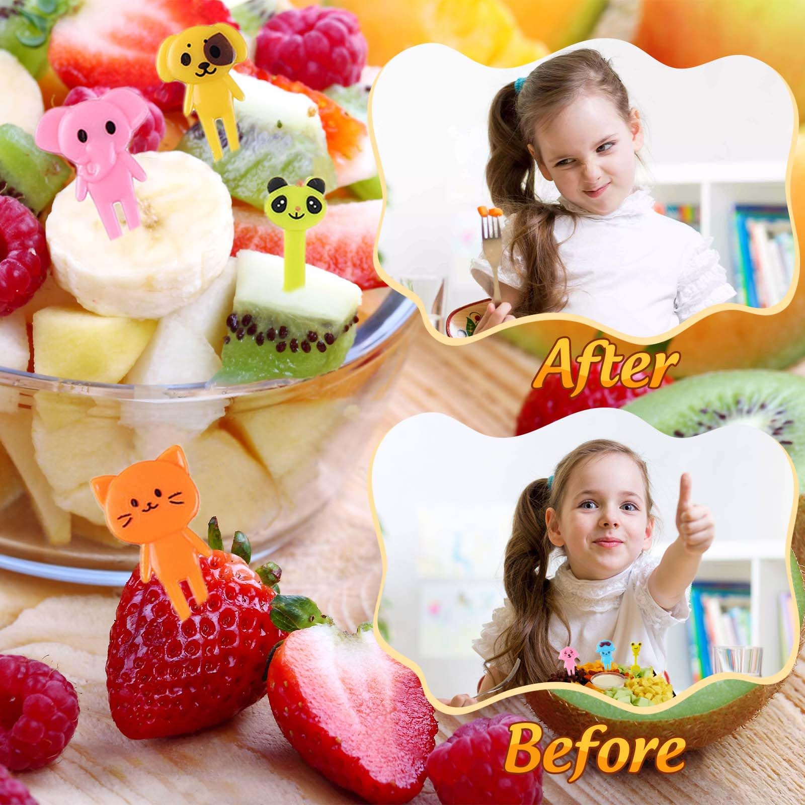 WXOIEOD assorted animal shapes provide variety and visual appeal for bento boxes