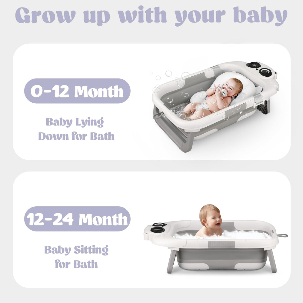 WXXM detachable cushion offers soft head and neck support during bath