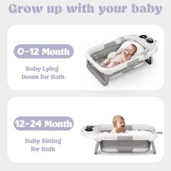WXXM detachable cushion offers soft head and neck support during bath