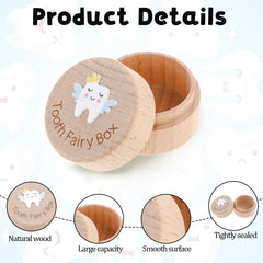 WY Lighting Level Tooth Fairy Box shows 3D tooth detail for sentimental keepsakes