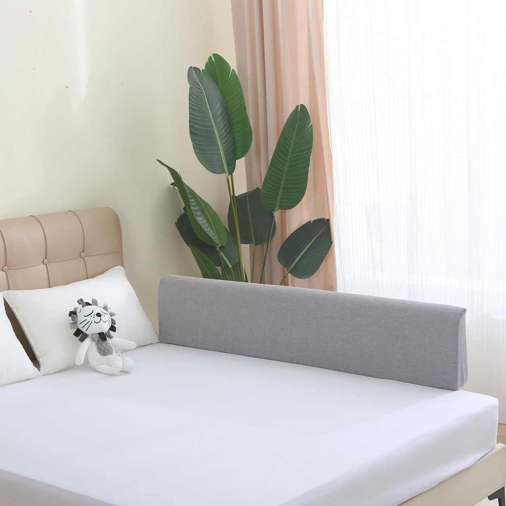 WYBITNY Bed Guard Rail foam pad closeup highlights cushioned protection against bumps.