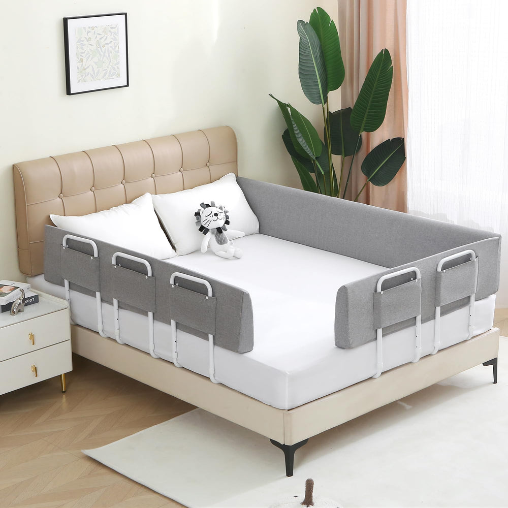 WYBITNY Bed Guard Rail for toddler co-sleep in a shared bed setup.
