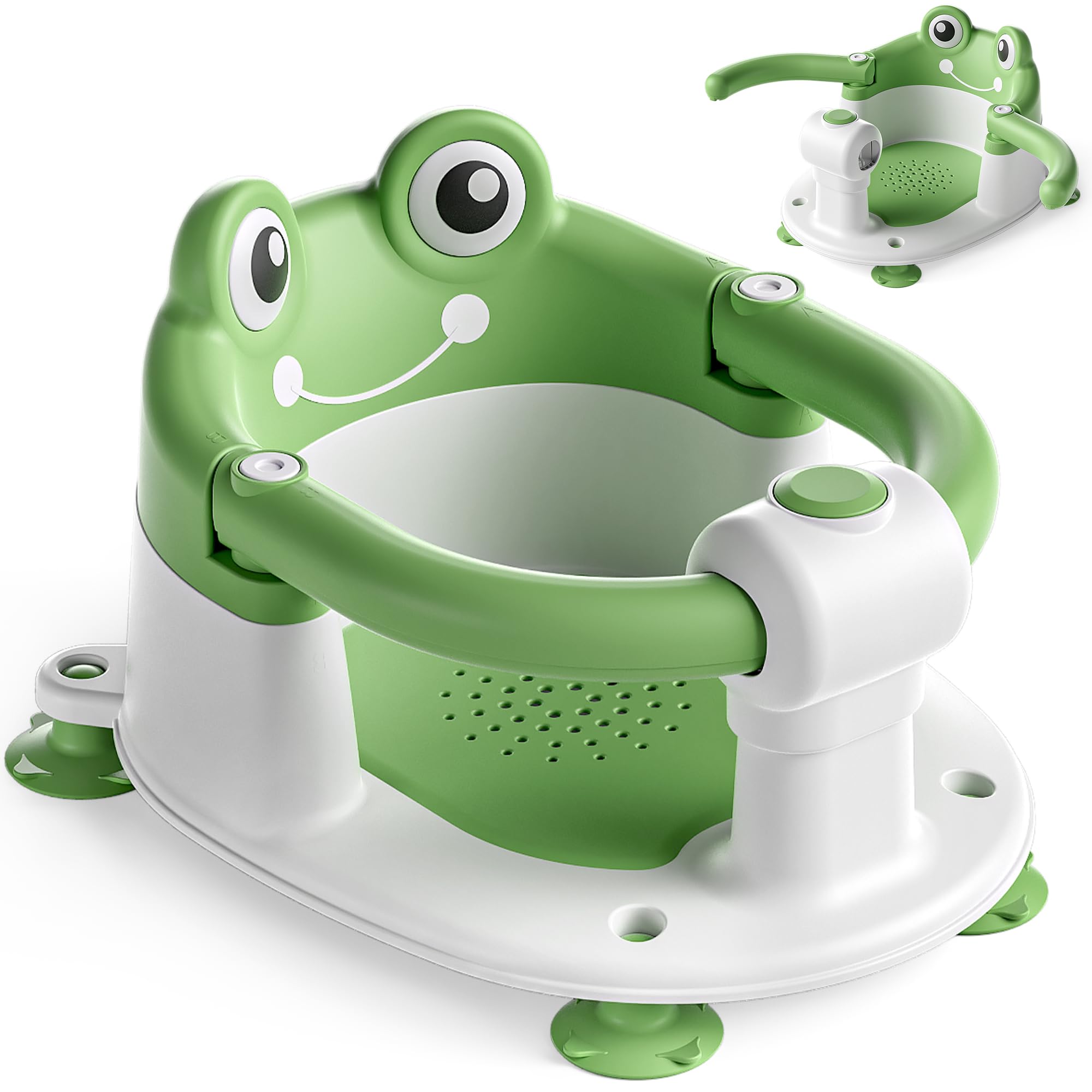 WyfKyd baby bath seat with 360° surround design for a secure bath.
