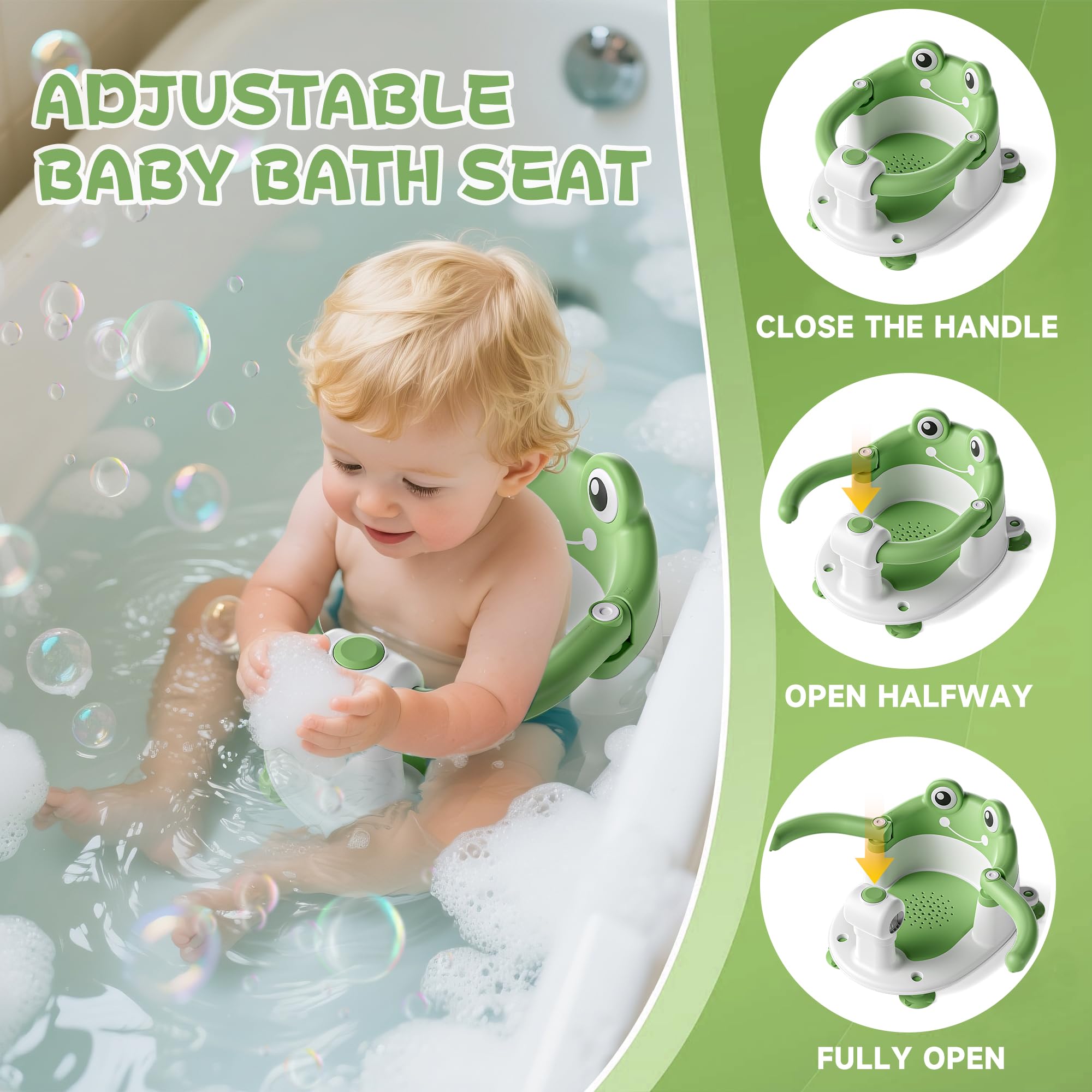 WyfKyd bath seat in lightweight form, easy to carry.