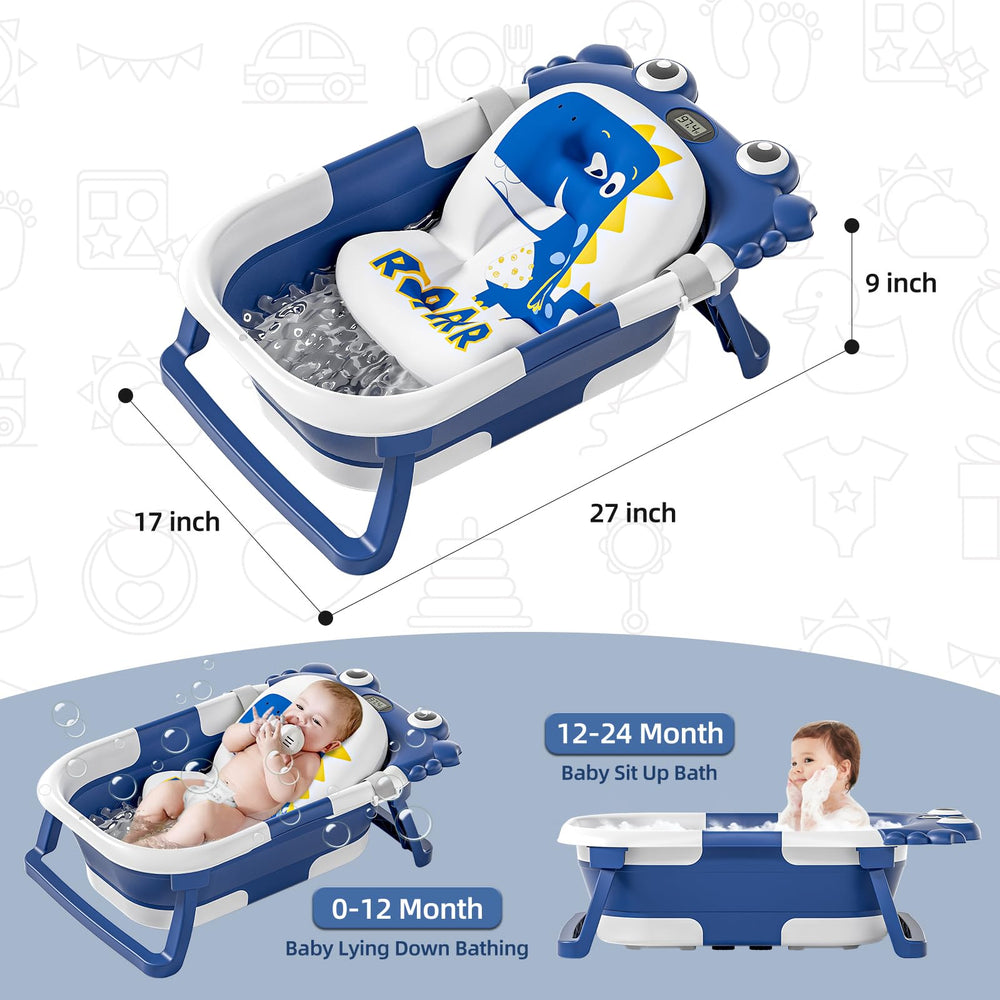 WyfKyd collapsible baby bath full setup view highlighting travel-friendly design