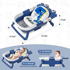 WyfKyd collapsible baby bath full setup view highlighting travel-friendly design