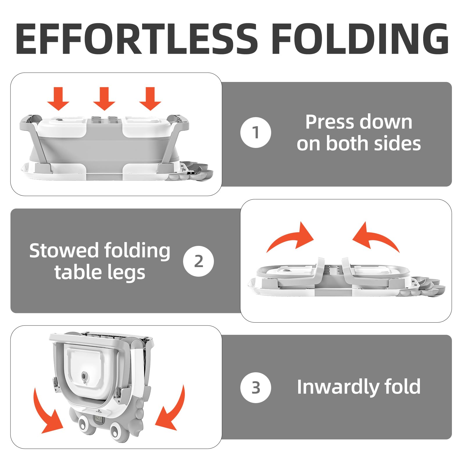 WyfKyd collapsible bath travel-compact for easy portability