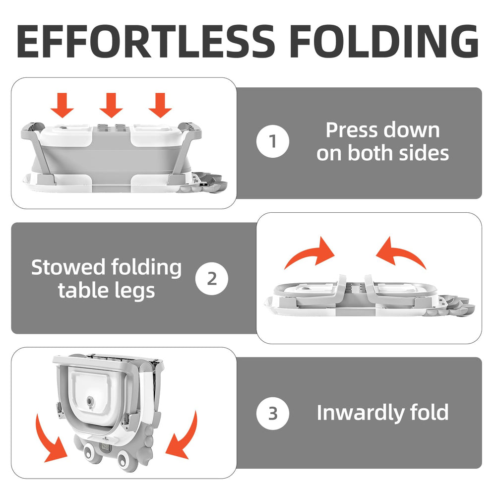 WyfKyd collapsible bath travel-compact for easy portability