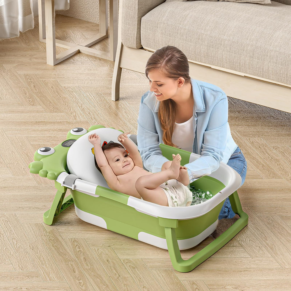 WyfKyd collapsible bathtub four corner support ensures stable placement.