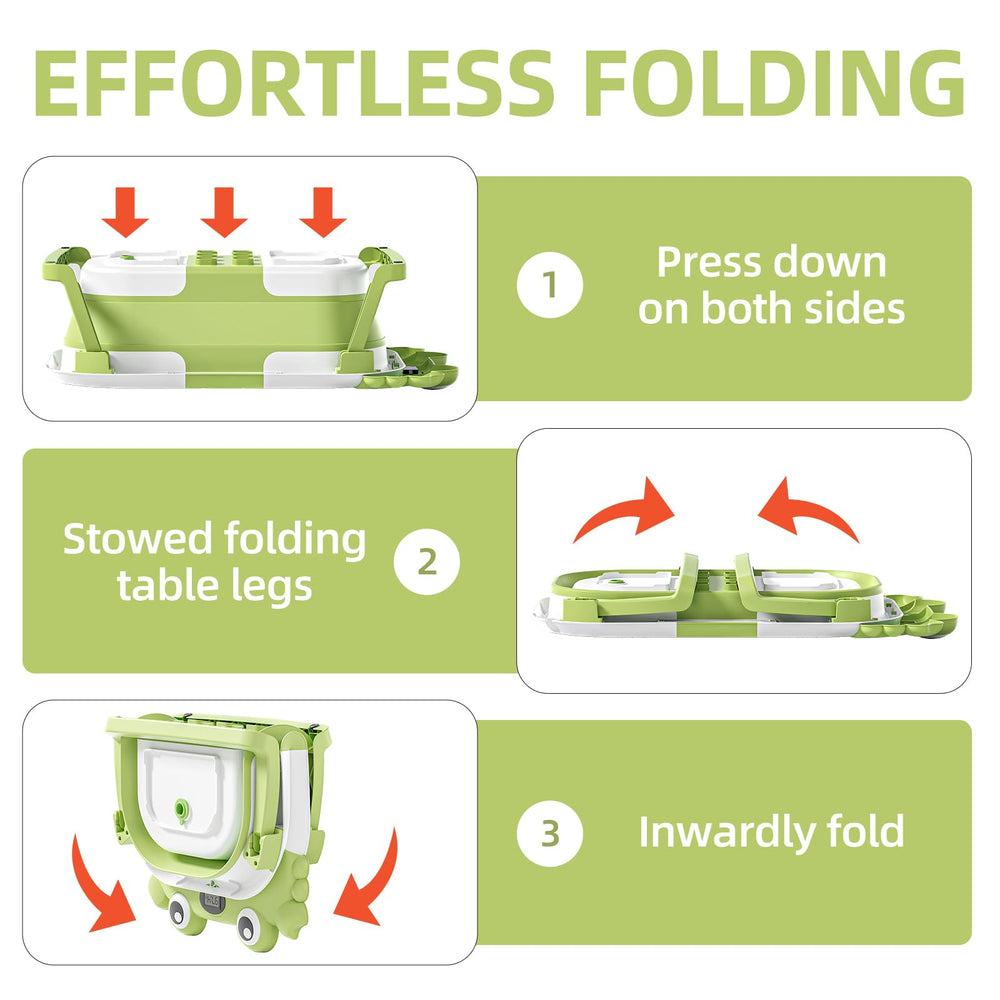 WyfKyd collapsible bathtub travel-friendly image shows portable bath on the go.