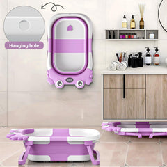 WyfKyd baby bathtub made from safe PP+TPE materials for durability.