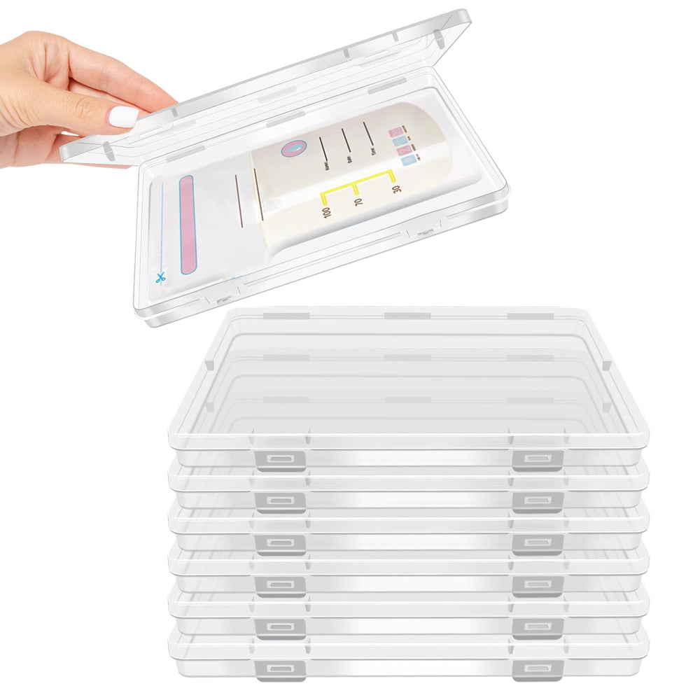 WYKOO 6-pack breastmilk freezer trays organized for storage.