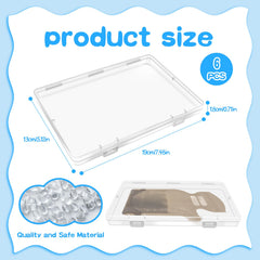 WYKOO clear freezer breastmilk storage organizer shows contents.