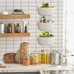 Wymulot detachable sections demonstrate three baskets that detach for flexible use.