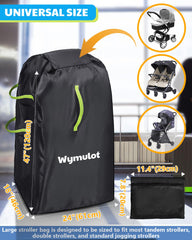 Wymulot stroller bag is waterproof and dustproof for transit protection