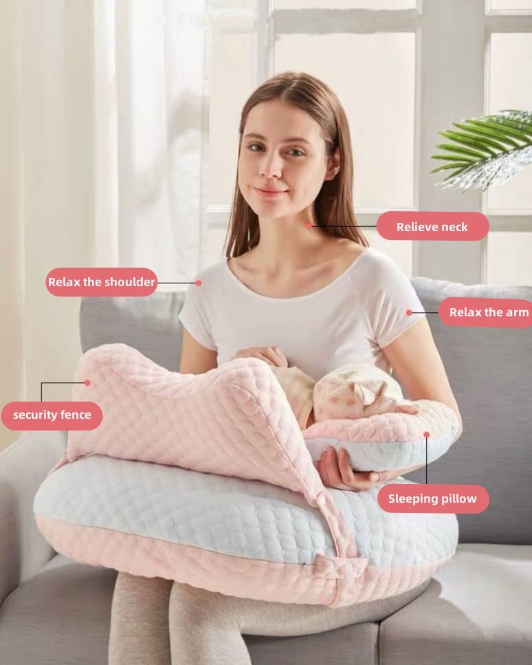 WYXunPlanet nursing pillow baby position ergonomic demonstrates improved feeding alignment