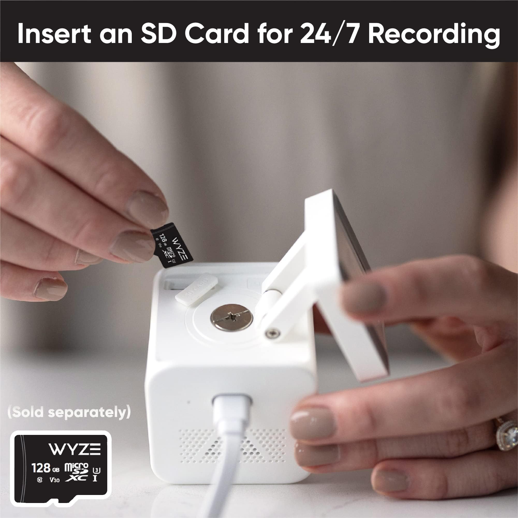 Wyze Cam v3 Pro easy install setup on walls or ceilings.
