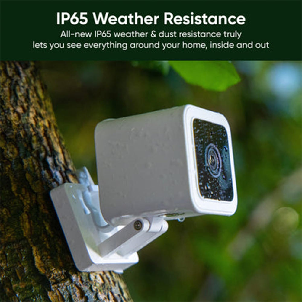 Wyze Cam v3 color night vision capture in low light with vivid detail.