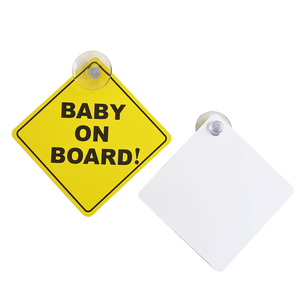 WZCNDIDI baby on board sticker colorful design catches attention and improves safety.