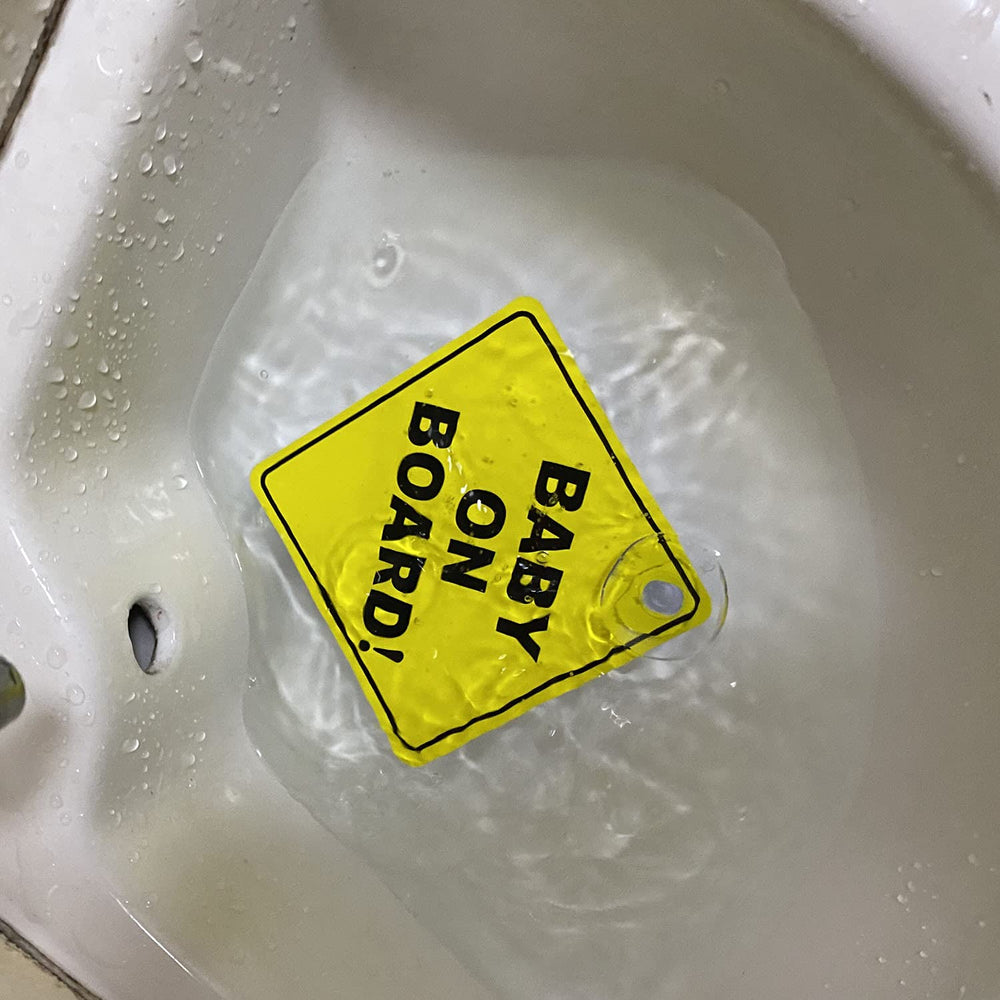 WZCNDIDI baby on board sticker removable and residue-free for easy cleanup.