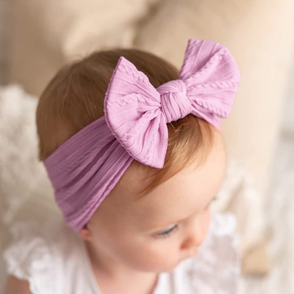 WZT gift-ready baby headbands packaged in an OPP bag