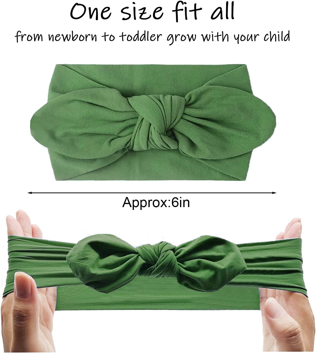 WZT headbands feature bow-detail accents for cute looks