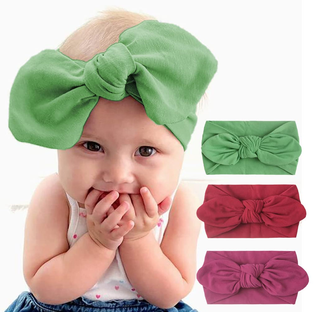 WZT one-size nylon headbands grow with baby from newborn to toddler
