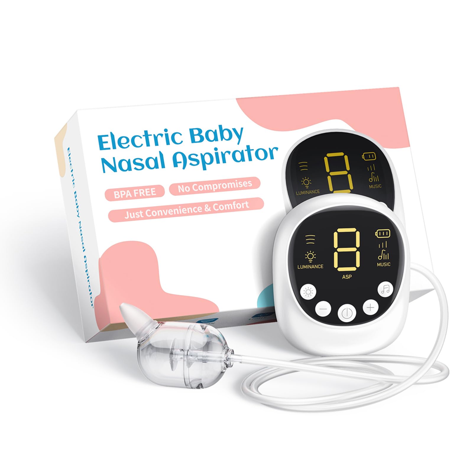 X-Bosak nasal aspirator baby-suction demonstrates gentle, effective relief for congested noses.