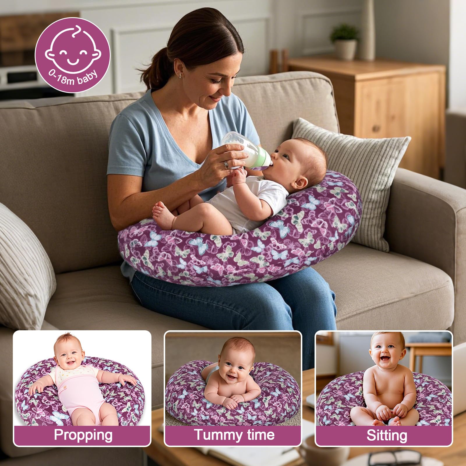 x-vesolje baby feeding positioner supports proper baby alignment during meals