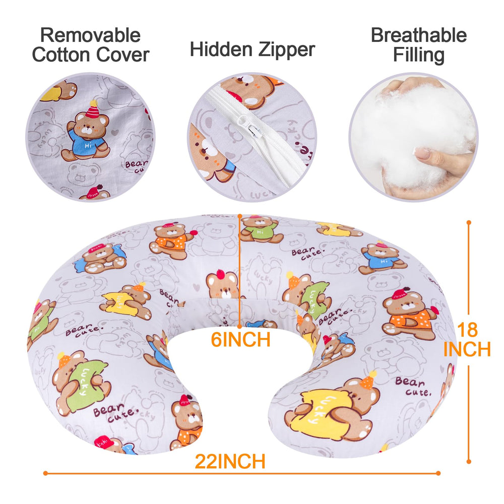 x-vesolje nursing pillow used during awake time with adult supervision