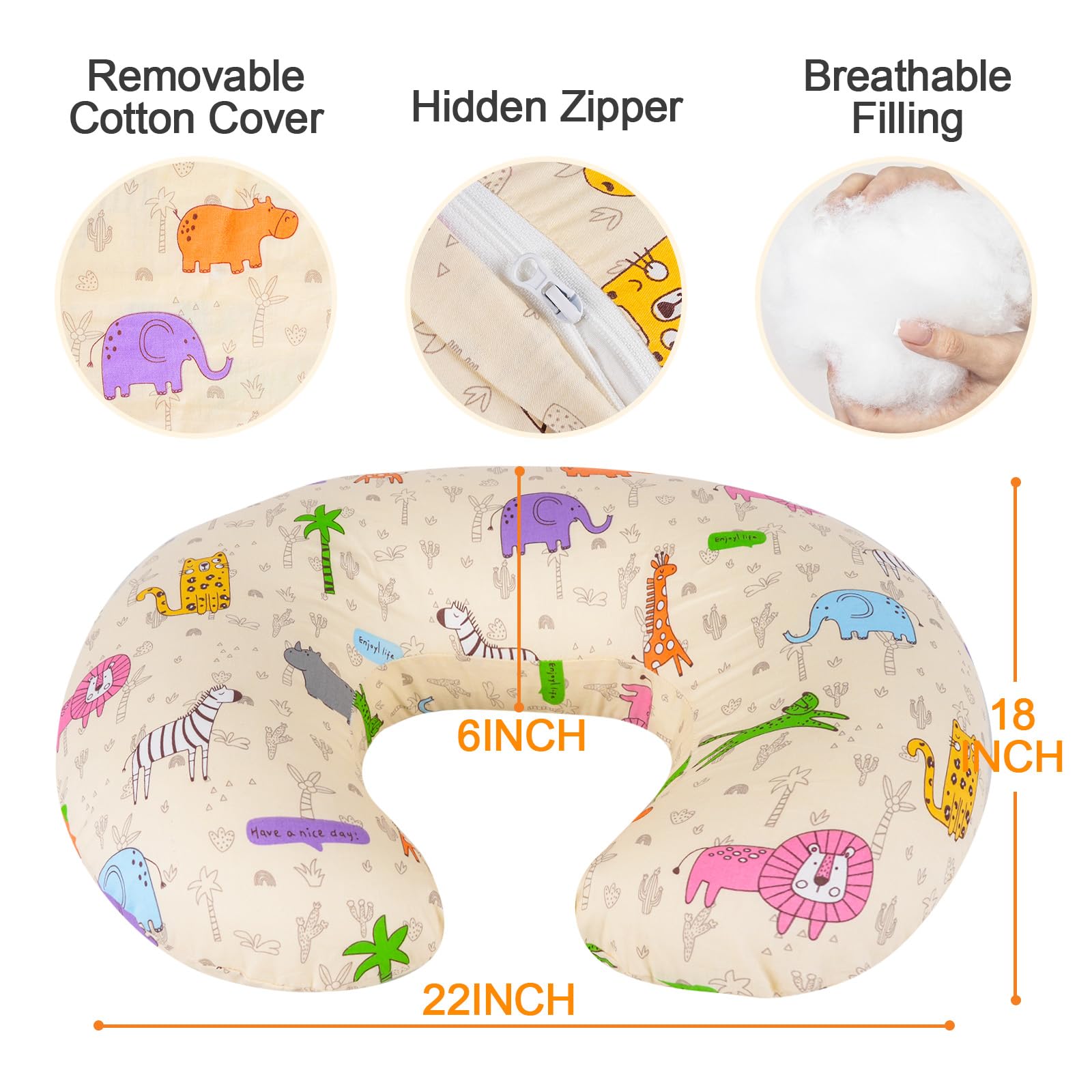 x-vesolje Baby Nursing Pillow ready for gifting at baby showers
