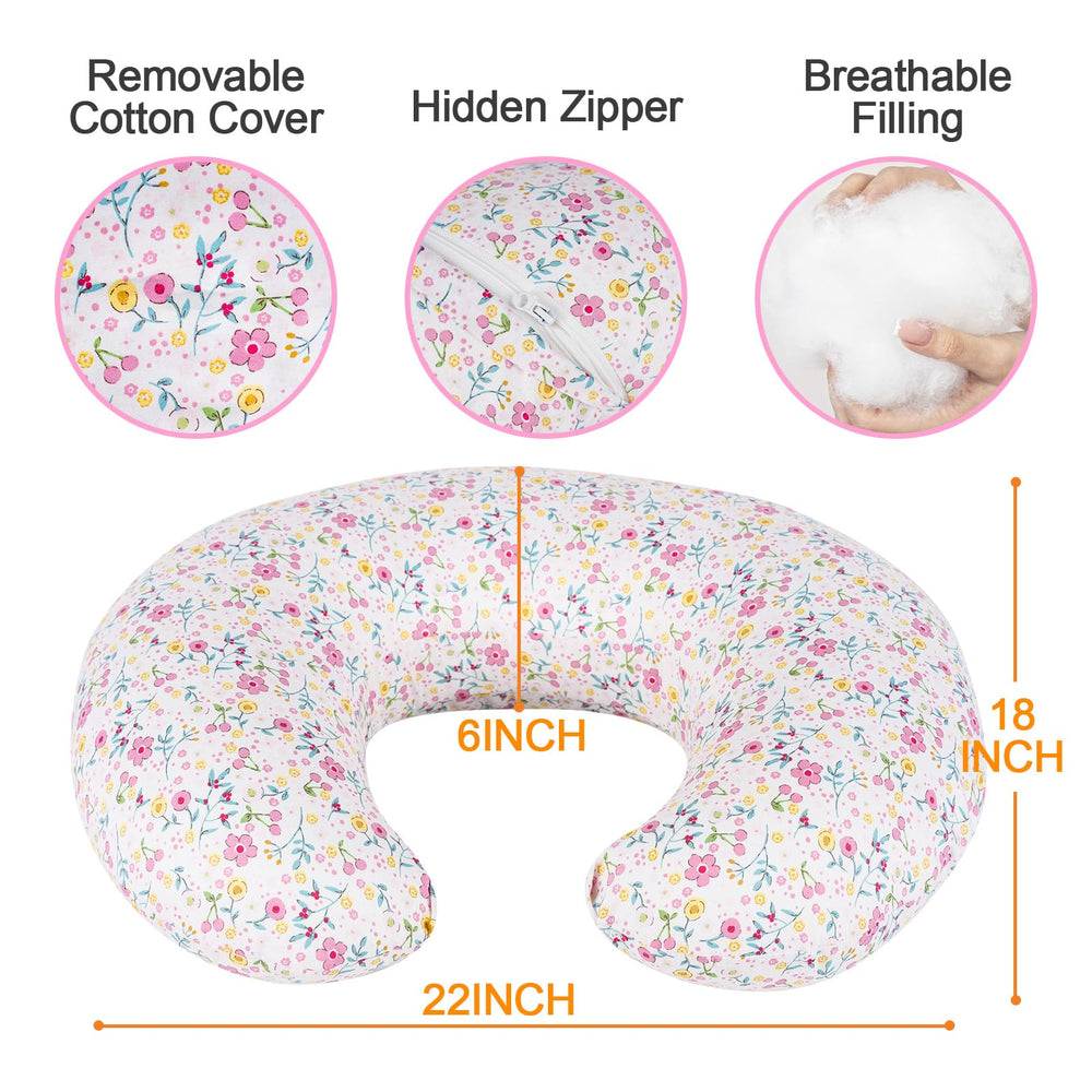 x-vesolje Blooming Daisy nursing pillow packaged box, ideal as a baby shower gift